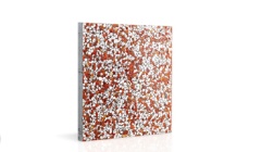 واش بتن ماشینی طرح WM151 سفید قرمز-40*40-شایان گستر موزاییک- Machine Concrete Wash WM151 Shayan Gostar Mosaic