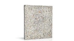 واش بتن برجسته طرح W113 سفید-40*40-شایان گستر موزاییک-Embossed Concrete Wash W113 Shayan Gostar Mosaic