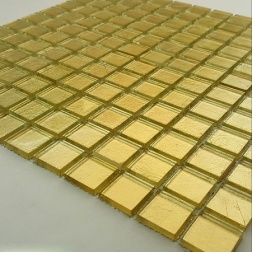 سرامیک شیشه ای طرح 1000 طلایی ابعاد 2.5*2.5-سرامیک بهینا تایل-Ceramic Glass 1000 Behina Tile