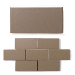 کاشی دست ساز مترویی نسکافه ای کد 12 ابعاد 30*7-کاشی پنجه پور-Handmade Tiles Code 12 Panjeh Pour Home