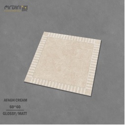 سرامیک طرح آفاق کرم ابعاد-60*60-کاشی کوثر ابرکوه-Ceramic Afagh Kosar Tile