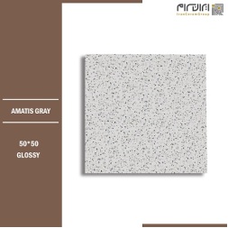 سرامیک طرح آماتیس طوسی روشن ابعاد-50*50-کاشی کوثر ابرکوه-Ceramic Amatis Kosar Tile