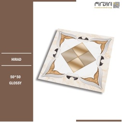 سرامیک طرح هیراد ابعاد-50*50-کاشی کوثر ابرکوه-Ceramic Hirad Kosar Tile