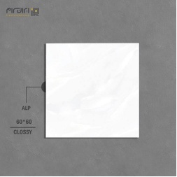 سرامیک طرح آلپ سفید ابعاد-60*60-کاشی کوثر ابرکوه-Ceramic Alp Kosar Tile
