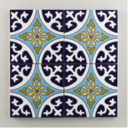 کاشی دست ساز هفت رنگ 60508_cdc8c ابعاد 20*20-کاشی پنجه پور-Handmade Tiles 60508_cdc8c Panjeh Pour Home