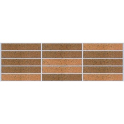سرامیک طرح آجری قهوه ای تیره ابعاد 100*40-سرامیک برج اردکان-Ceramic Ajori Borj Ardekan Tile