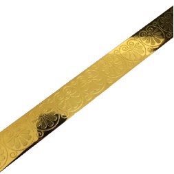 باند و فیتیله کاشی طرح آلما طلایی ابعاد 4*60-کاشی ایستاسرام-Ceramic Alma Istaceram