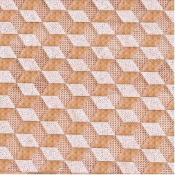 سرامیک طرح امگا کرم تیره ابعاد 25*25-سرامیک کیمیا سرام-Ceramic Omega Kimia Ceram