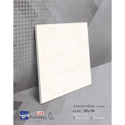 سرامیک طرح آمستردام کرم روشن ابعاد 30*30-کاشی پرنیان-Ceramic Amsterdam Parnian Tile