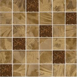 سرامیک طرح ارکید 2507 مسی طلایی ابعاد 30*30-سرامیک آوین تایل-Ceramic Orchid Avin Tile
