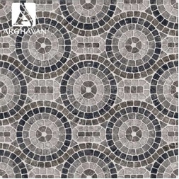 سرامیک طرح استون A3 طوسی تیره ابعاد 60*60-کاشی ارغوان-Ceramic Stone Arghavan Tile