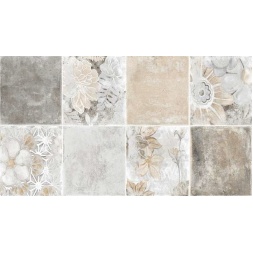 سرامیک طرح آیلین دکور کرم تیره ابعاد-60*30-ستاره میبد-Ceramic Aylin Setareh Tile