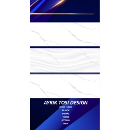 سرامیک مدل آیریک دکور ابعاد-90*30-تاج سرام کوهپایه- Ceramic Ayrik Tajceram Tile