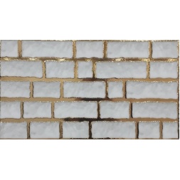 سرامیک طرح بریک سفید طلایی ابعاد 60*30-سرامیک رباط سرام-Ceramic Brick Robot Ceram