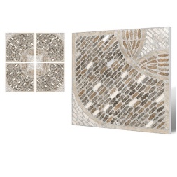 سرامیک طرح باتت 44 کرم روشن ابعاد 60*60-کاشی پرنیان-Ceramic Buttet Parnian Tile