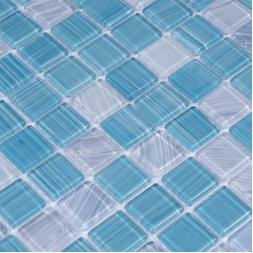 سرامیک استخری شیشه ای طرح C4BL0186-کاشی روکارنو-Pool Glass C4BL0186 Rokarno Tile