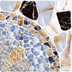 سنگ فرش آبی تیره ابعاد 33*33-کاشی ارچین-Sang Farsh Dark Blue Orchin Tile