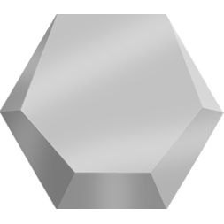 سرامیک شش ضلعی طرح داکو A نقره ای سرامیک سرام آرا-Ceramic Dako Ceram Ara Tile