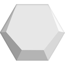 سرامیک شش ضلعی طرح داکو A سفید سرامیک سرام آرا-Ceramic Dako Ceram Ara Tile