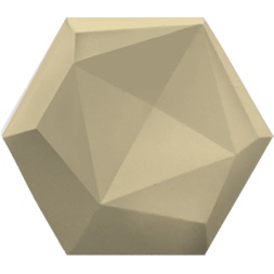 سرامیک شش ضلعی طرح داکو D نخودی سرامیک سرام آرا-Ceramic Dako Ceram Ara Tile