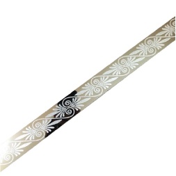 باند و فیتیله کاشی طرح دلارا نقره ای ابعاد 4*60-کاشی ایستاسرام-Ceramic Delara Istaceram