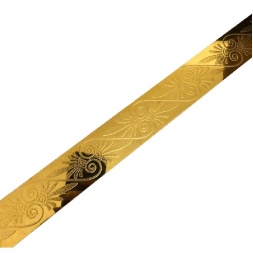 باند و فیتیله کاشی طرح دلارا طلایی ابعاد 4*60-کاشی ایستاسرام-Ceramic Delara Istaceram