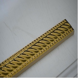 باند و فیتیله کاشی طرح 4951 طلایی ابعاد 4*60-کاشی سون سرام-Ceramic 4951 Seven Ceram
