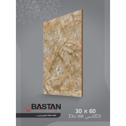 سرامیک طرح الگانس کرم تیره ابعاد 60*30-کاشی باستان میبد-Elegans Design Ceramic