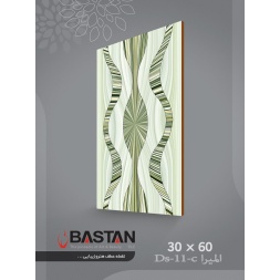 سرامیک طرح المیرا دکور B سبز ابعاد 60*30-کاشی باستان میبد-Elmira Design Ceramic