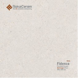 سرامیک طرح فیدنزا سفید ابعاد-90*90-سرامیک روکا سرام- Ceramic Fidenza Roka Ceram