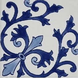 کاشی دست ساز هفت رنگ طرح گل تاج کد NA-27-کاشی دست ساز درسا- Handmade Tiles Code NA-27 Dorsa
