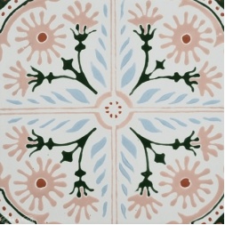 کاشی دست ساز هفت رنگ طرح گلاب کد NA-95-کاشی دست ساز درسا- Handmade Tiles Code NA-95 Dorsa