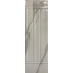 سرامیک طرح گلاسکو قاب دار سفید ابعاد-120*40-کاشی یاقوت-Ceramic Glasgow Yaghoot Tile