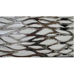 سرامیک طرح گلبرگ B نقره ای ابعاد 60*30-سرامیک رباط سرام-Ceramic Gulbarg Robot Ceram