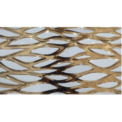 سرامیک طرح گلبرگ B طلایی ابعاد 60*30-سرامیک رباط سرام-Ceramic Gulbarg Robot Ceram