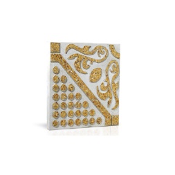 موزاییک حیاطی طرح گل Y407 زرد-40*40-شایان گستر موزاییک-Courtyard Y407 Shayan Gostar Mosaic