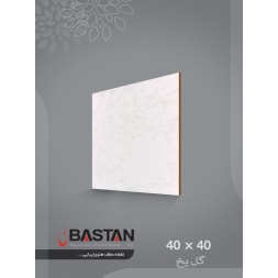 سرامیک طرح گل یخ سفید