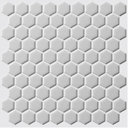 سرامیک استخری طرح هگزا سوپر سفید 3  ابعاد-3.6*3.6-آرتما سرامیک- Pool Ceramic Hexagone Super White 3 Artema Ceramic