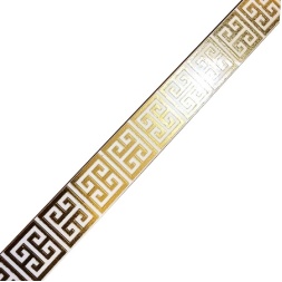باند و فیتیله کاشی طرح حلما سفید طلایی ابعاد 4*60-کاشی ایستاسرام-Ceramic Helma Istaceram