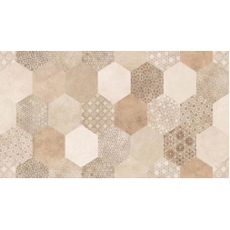 سرامیک طرح هیلتون دکور کرم تیره ابعاد 60*30-سرامیک ایران زمین-Ceramic Hilton Iran Zamin Tile