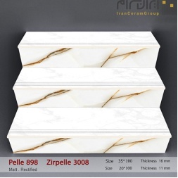 سرامیک پله طرح 898 طلایی ابعاد-100*35-کاشی و سرامیک یقین-Step Ceramic 898 Yaghin Tile