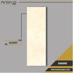 سرامیک طرح سهند کرم روشن ابعاد-120*40-کاشی کوثر ابرکوه-Ceramic Sahand Kosar Tile