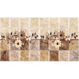 سرامیک طرح کاستلون کرم تیره دکور ابعاد-60*30-سرامیک پارسیان سرام-Ceramic Castellon Parsian Ceram