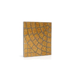 موزاییک حیاطی طرح خورشیدی Y416 قهوه ای-40*40-شایان گستر موزاییک-Courtyard Y416 Shayan Gostar Mosaic