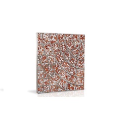 موزاییک حیاطی طرح خورشیدی Y418 قهوه ای-40*40-شایان گستر موزاییک-Courtyard Y418 Shayan Gostar Mosaic