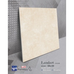 سرامیک طرح لندارت کرم روشن ابعاد 60*60-کاشی پرنیان-Ceramic Landart Parnian Tile