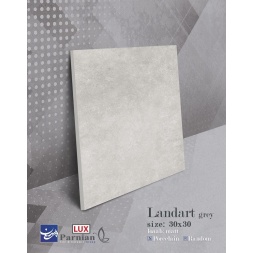 سرامیک طرح لندارت طوسی تیره ابعاد 30*30-کاشی پرنیان-Ceramic Landart Parnian Tile