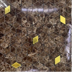 سرامیک طرح لوکا شکلاتی طلایی ابعاد 30*30-سرامیک گلدن لئون-Ceramic Luca Golden Leon Tile