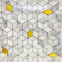 سرامیک طرح لوکا طلایی طوسی ابعاد 30*30-سرامیک گلدن لئون-Ceramic Luca Golden Leon Tile