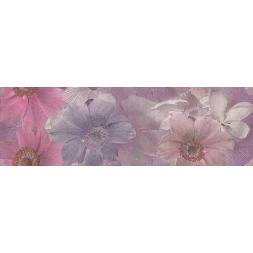 سرامیک طرح لیلیوم تک گل بنفش ابعاد-90*30-کاشی یاقوت-Ceramic Lilium Yaghoot Tile